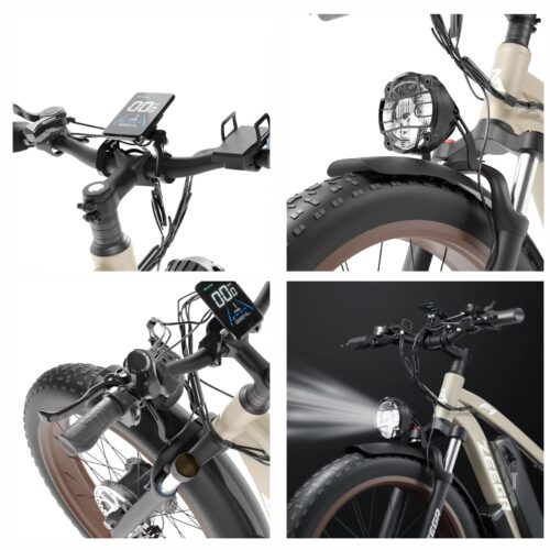 Electric Bike for Adults,26″ Fat tire with 2000W Dual Motor Ebike 48V 22.4AH Battery 35MPH Dirt E-Bike 7-Speed with Dual Hydraulic Disc Brake