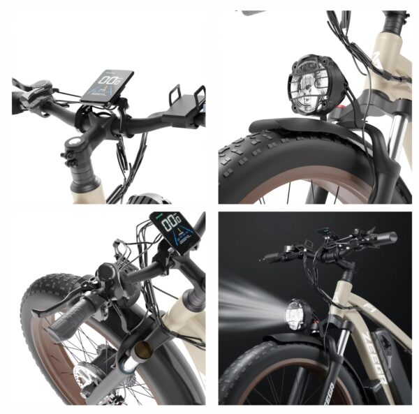 Electric Bike for Adults,26″ Fat tire with 2000W Dual Motor Ebike 48V 22.4AH Battery 35MPH Dirt E-Bike 7-Speed with Dual Hydraulic Disc Brake