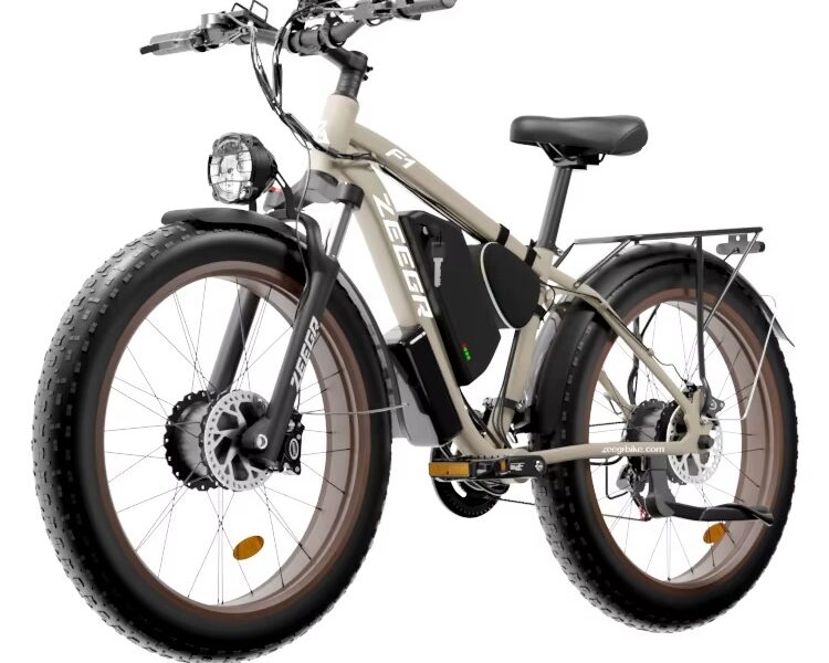 Electric Bike for Adults,26″ Fat tire with 2000W Dual Motor Ebike 48V 22.4AH Battery 35MPH Dirt E-Bike 7-Speed with Dual Hydraulic Disc Brake